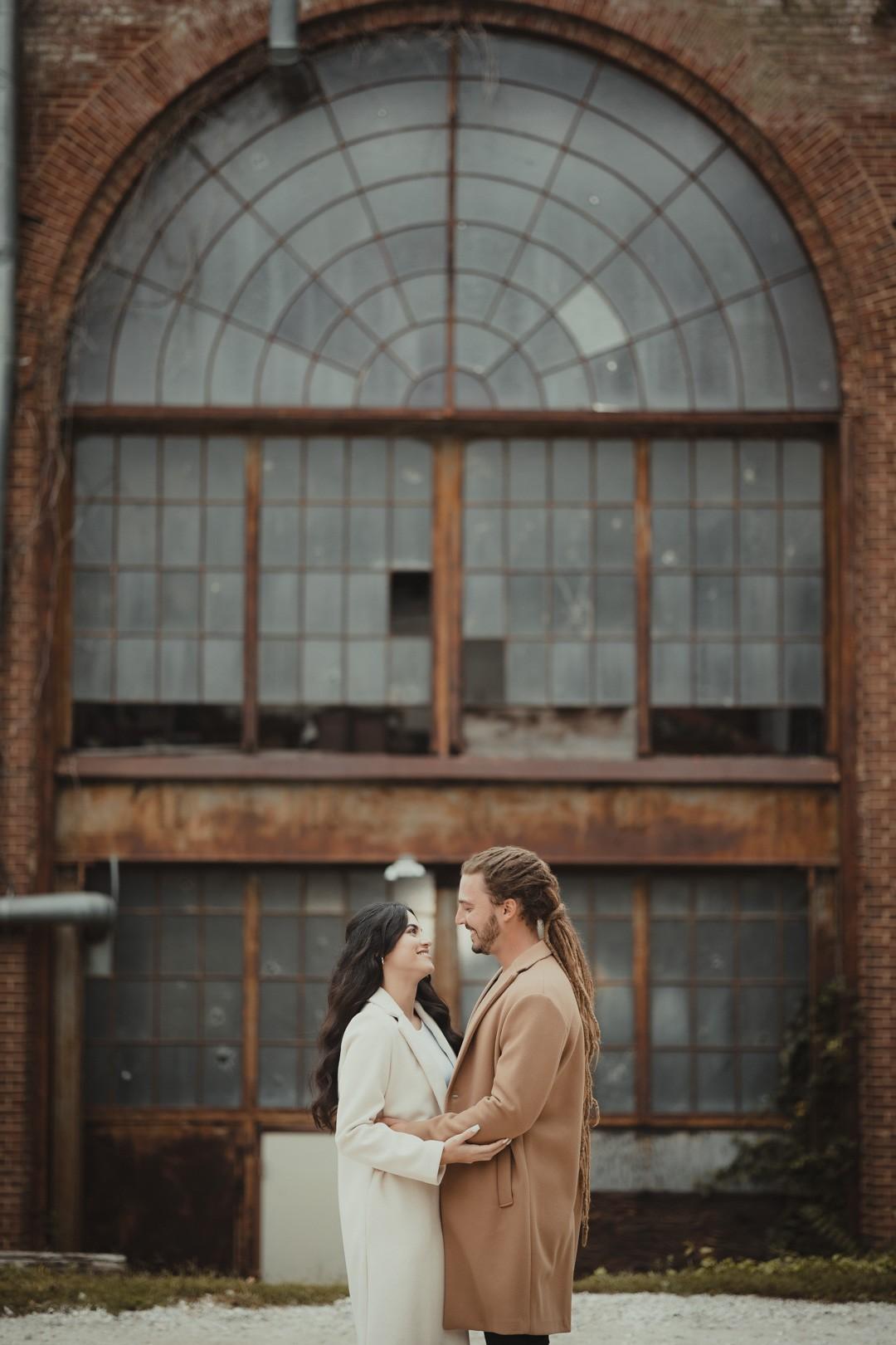 Chris and Esther's Engagement - Clipper Mill - Baltimore City Maryland