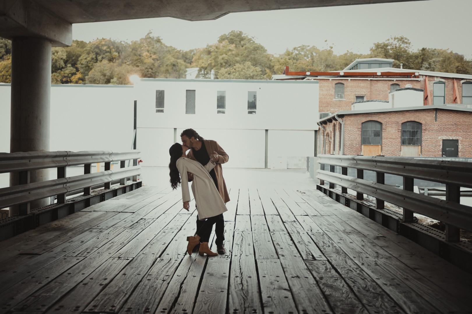 Chris and Esther's Engagement - Clipper Mill - Baltimore City Maryland